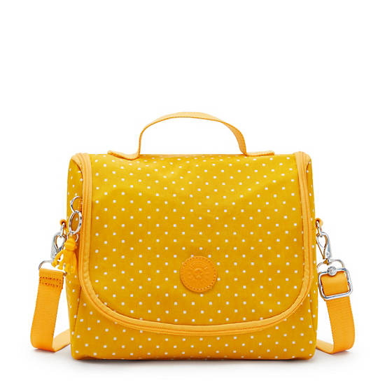 Kipling New Kichirou Printed Lunch Bag Bags Soft Dot Yellow | AU 2159VR